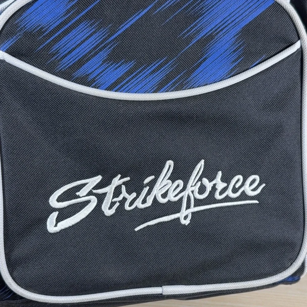 KR Strikeforce Flexx Single Bowling Bag Black Blue White 1 Ball Nylon